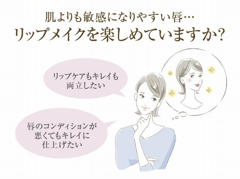 リップメイクを楽しめていますか
